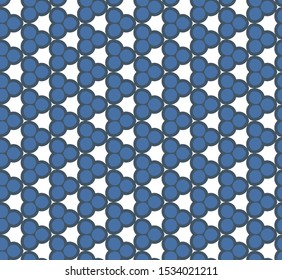 Seamless vector pattern in geometric ornamental style