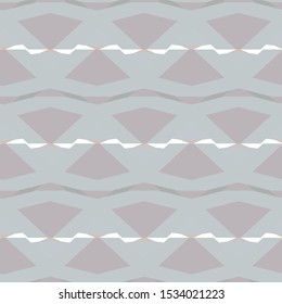 Seamless vector pattern in geometric ornamental style