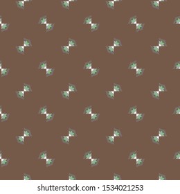 Seamless vector pattern in geometric ornamental style