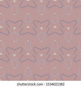 Seamless vector pattern in geometric ornamental style