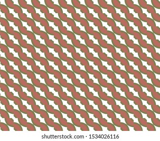 Seamless vector pattern in geometric ornamental style