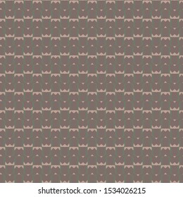Seamless vector pattern in geometric ornamental style