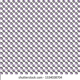 Seamless vector pattern in geometric ornamental style