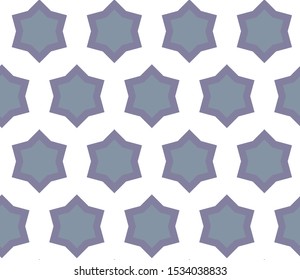 Seamless vector pattern in geometric ornamental style