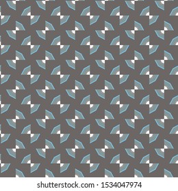 Seamless vector pattern in geometric ornamental style