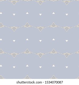Seamless vector pattern in geometric ornamental style