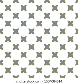 Seamless vector pattern in geometric ornamental style