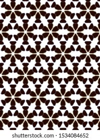 Seamless vector pattern in geometric ornamental style