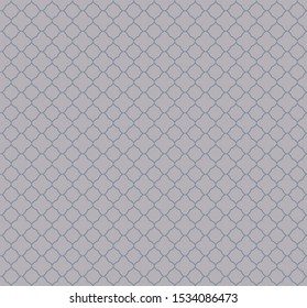Seamless vector pattern in geometric ornamental style