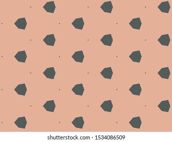 Seamless vector pattern in geometric ornamental style