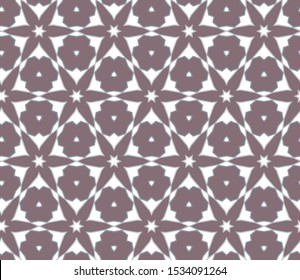Seamless vector pattern in geometric ornamental style