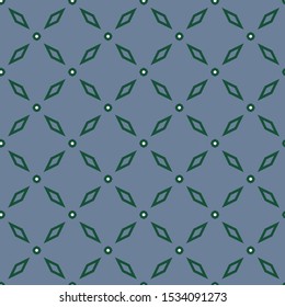 Seamless vector pattern in geometric ornamental style