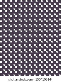 Seamless vector pattern in geometric ornamental style