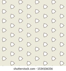 Seamless vector pattern in geometric ornamental style