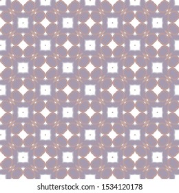 Seamless vector pattern in geometric ornamental style