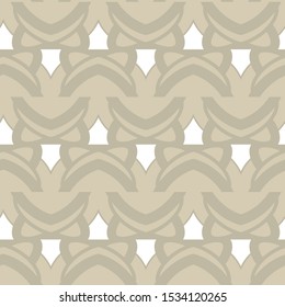 Seamless vector pattern in geometric ornamental style