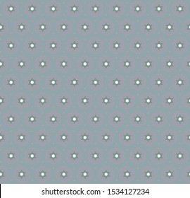 Seamless vector pattern in geometric ornamental style