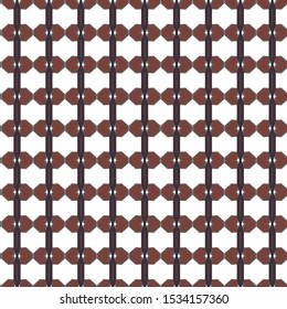 Seamless vector pattern in geometric ornamental style