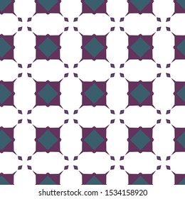 Seamless vector pattern in geometric ornamental style