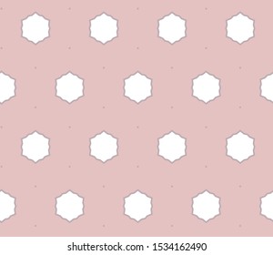 Seamless vector pattern in geometric ornamental style