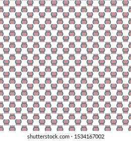 Seamless vector pattern in geometric ornamental style