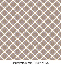 Seamless vector pattern in geometric ornamental style
