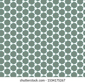 Seamless vector pattern in geometric ornamental style