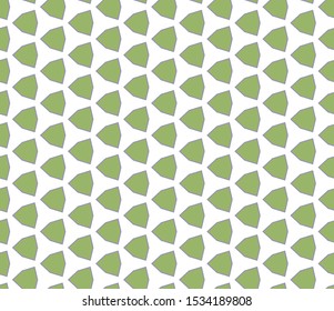 Seamless vector pattern in geometric ornamental style