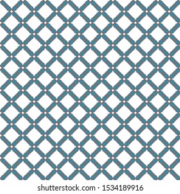 Seamless vector pattern in geometric ornamental style