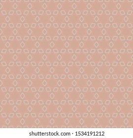 Seamless vector pattern in geometric ornamental style