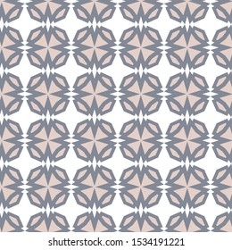 Seamless vector pattern in geometric ornamental style