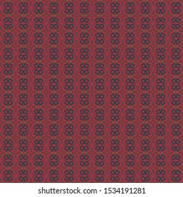 Seamless vector pattern in geometric ornamental style