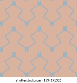 Seamless vector pattern in geometric ornamental style