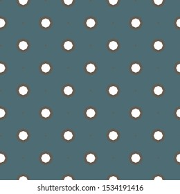 Seamless vector pattern in geometric ornamental style