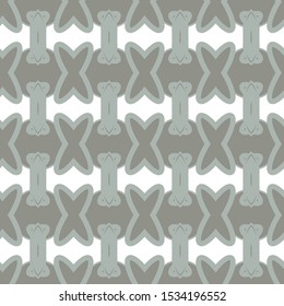 Seamless vector pattern in geometric ornamental style
