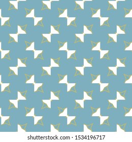 Seamless vector pattern in geometric ornamental style