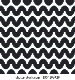 Seamless vector pattern in geometric ornamental style