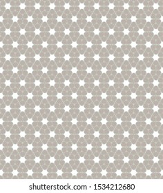 Seamless vector pattern in geometric ornamental style