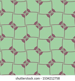 Seamless vector pattern in geometric ornamental style