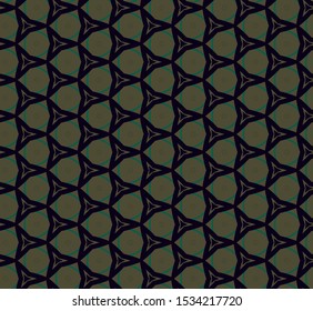 Seamless vector pattern in geometric ornamental style