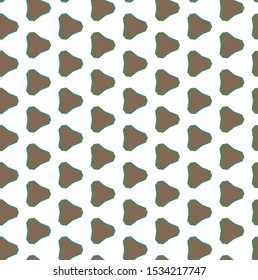 Seamless vector pattern in geometric ornamental style