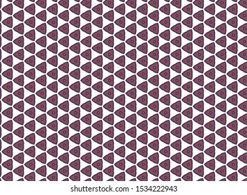 Seamless vector pattern in geometric ornamental style