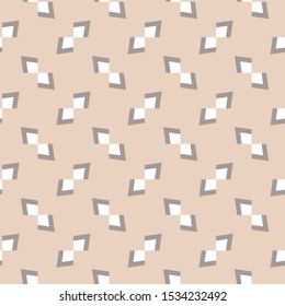 Seamless vector pattern in geometric ornamental style