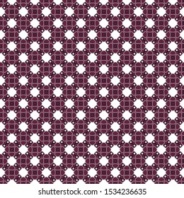 Seamless vector pattern in geometric ornamental style
