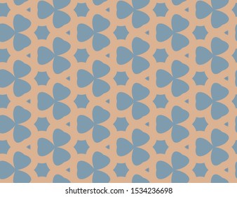 Seamless vector pattern in geometric ornamental style