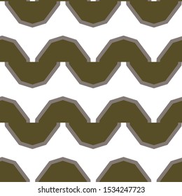 Seamless vector pattern in geometric ornamental style