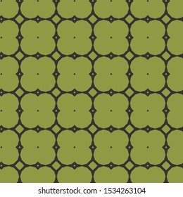 Seamless vector pattern in geometric ornamental style