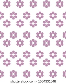 Seamless vector pattern in geometric ornamental style