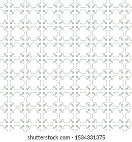 Seamless vector pattern in geometric ornamental style