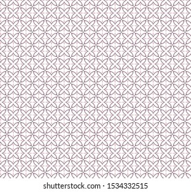 Seamless vector pattern in geometric ornamental style
